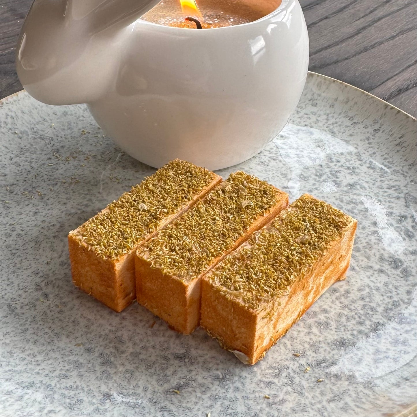 Pumpkin Spice Balsa Blocks